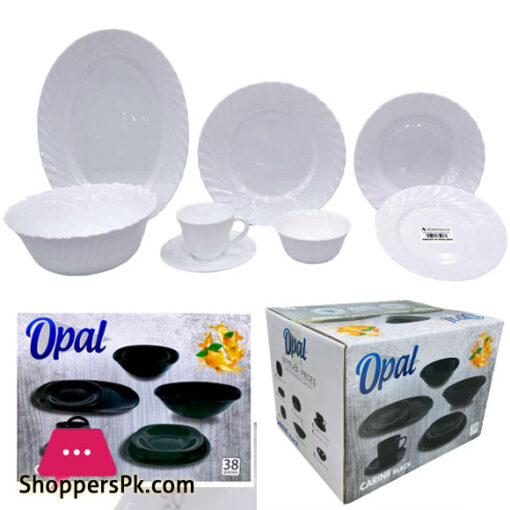 Opal 1 More Dinner Set of 38 Pcs D-White