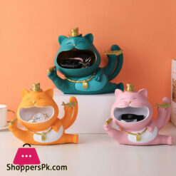 Resin Big Mouth Storage Box Home Decoration Sculpture Decoration Candy Storage Accessories