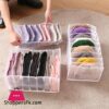 Set of 3 Bra Socks and Underwear Organizer Box Dormitory Home Closet Drawer Organizers for Underwear Bra Socks Cabinet Separated Foldable Organizers