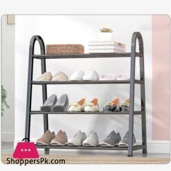Shoe Rack With 4 Layers Of Storage And Contemporary Design