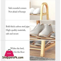Shoe Rack With 4 Layers Of Storage And Contemporary Design