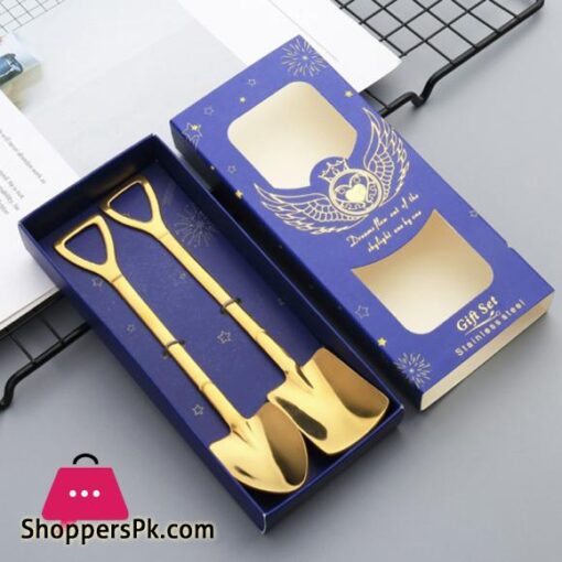 Stainless Steel Shovel Spoon For Coffee Tea Dessert Spoon Kitchen Accessories