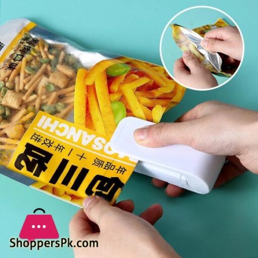 Vacuum Food Sealers Handheld Snacks Packer Hand Press Plastic Bag Sealing Clips 2 speed Adjustable Moisture proof Sealing Tools