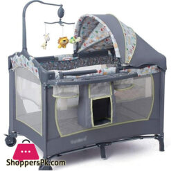 Baby Travel Bed Portable Foldable Cribs European Game Bed Baby Cot Beds Cribs European-style Roller Game Bed Folding Baby Crib