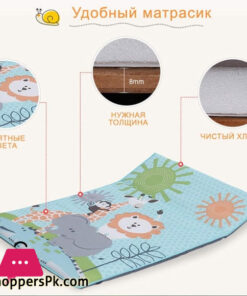 Baby Travel Bed Portable Foldable Cribs European Game Bed Baby Cot Beds Cribs European-Style Roller Game Bed Folding Baby Crib - Image 4