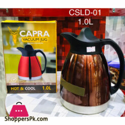Capra Vacuum Thermos JUG Stainless Unbreakable Hot & Cool - 1 Liter
