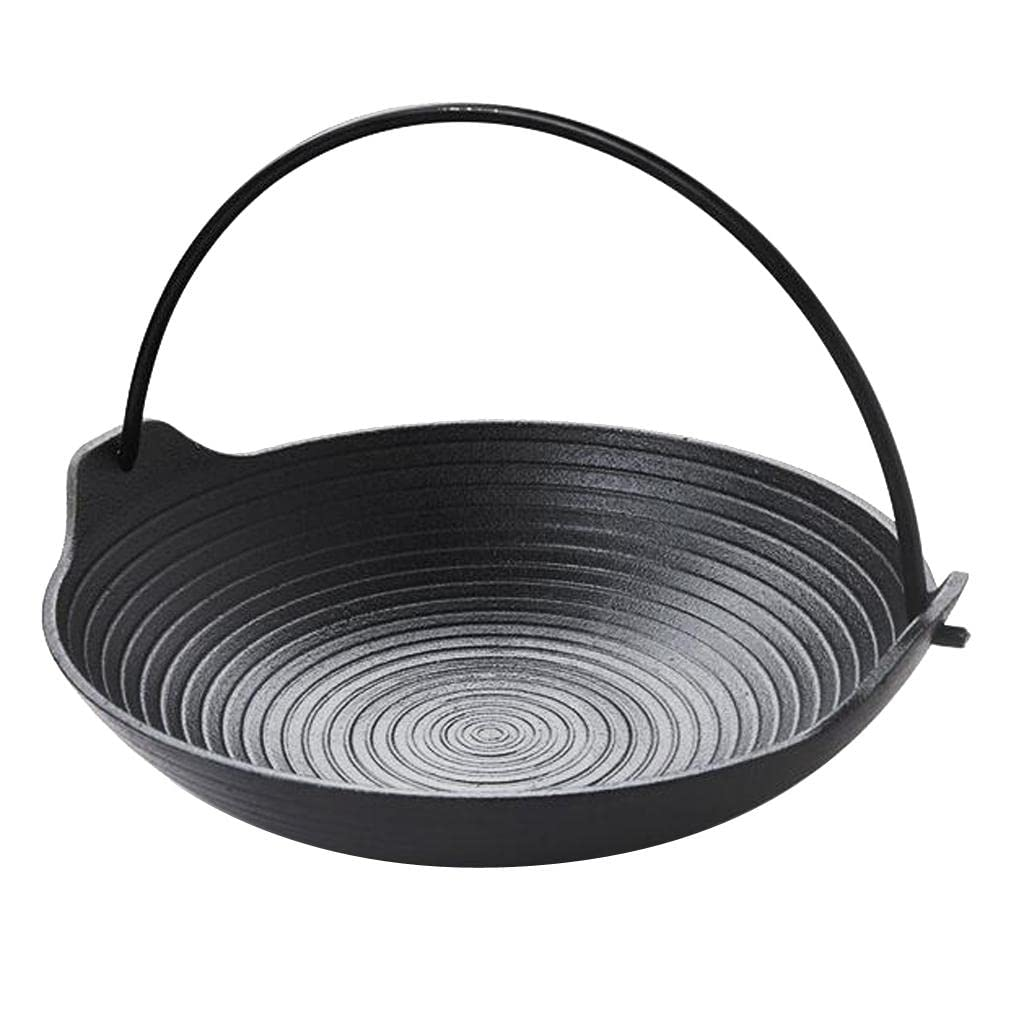 Cast Iron Frying Pan Skillet Grill Camping Fry Pan Kitchen Cookware