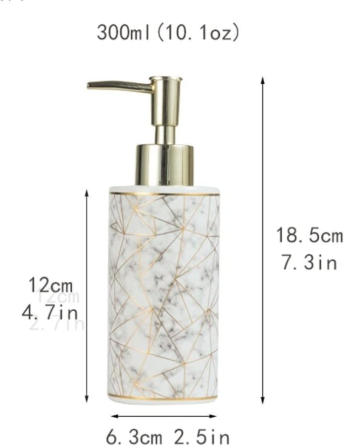 Ceramic Liquid Dispenser Foam Soap Dispenser Kitchen Sink Soap Dispenser Shampoo Massage Oil Pump-Bottles Dispensers