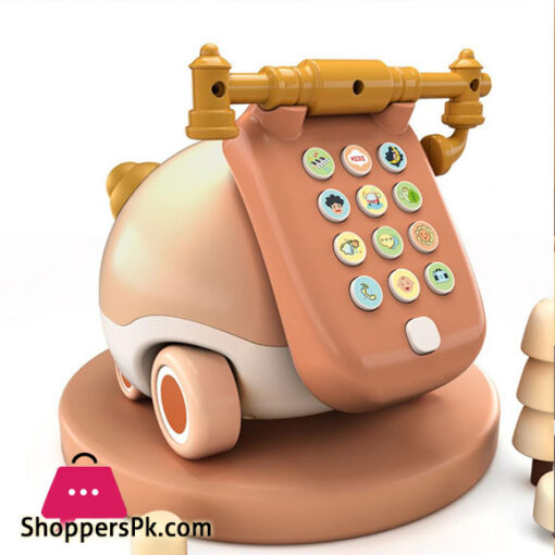 Children Telephone Toy Early Education Music Early Education Story Machine Baby Emulated Phone Musical Toys Gift 1PC