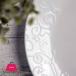 Corelle Embossed Bella Faenza Luncheon 18 Pcs Plate Set First Time In Pakistan