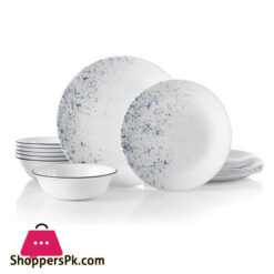 Corelle Indigo Speckle 18 Pcss Dinner Set