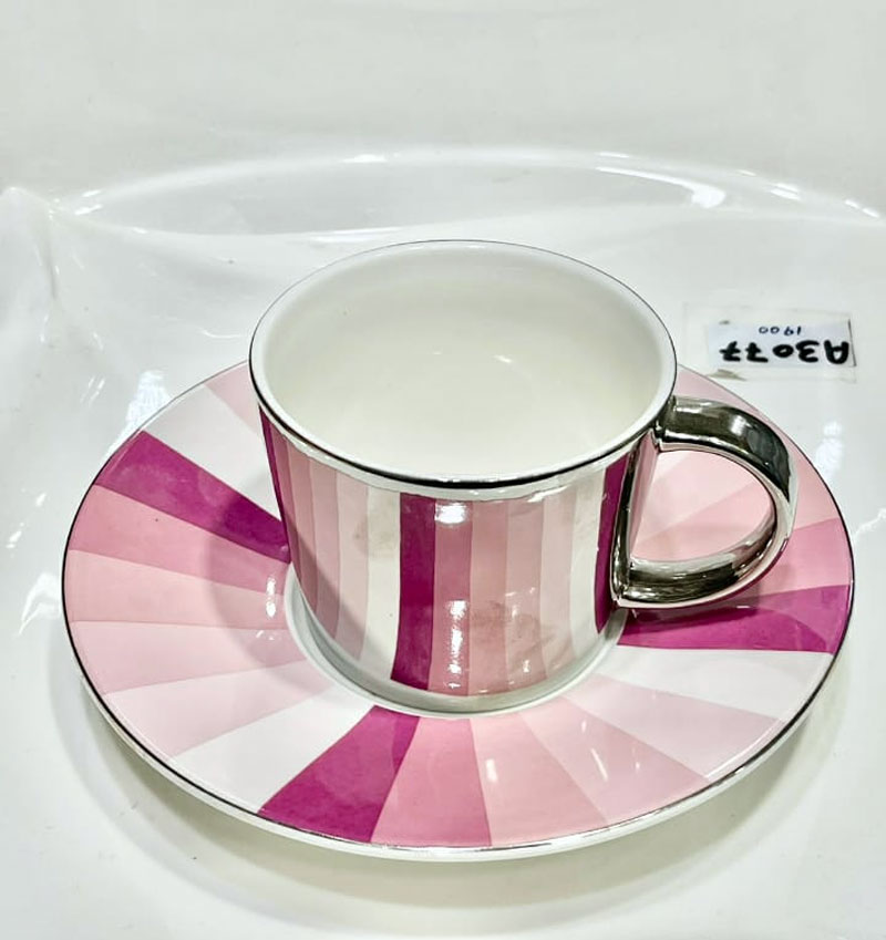 Creative Reflection Ceramic Coffee Cup Electroplating Mirror Cup Saucer 1-Pcs - A3077 4 Creative Reflection Ceramic Coffee Cup Electroplating Mirror Cup Saucer 1-Pcs - A3077