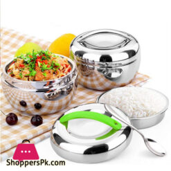 Double Wall Stainless Steel Apple Lunch Box Picnic Box With Handle Thermos Food Container 1300Ml Tableware Dinnerware Set