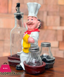 Fat Chef Salt And Pepper Set With Sauce Bottle 9 Fat Chef Salt And Pepper Set With Sauce Bottle - Image 2