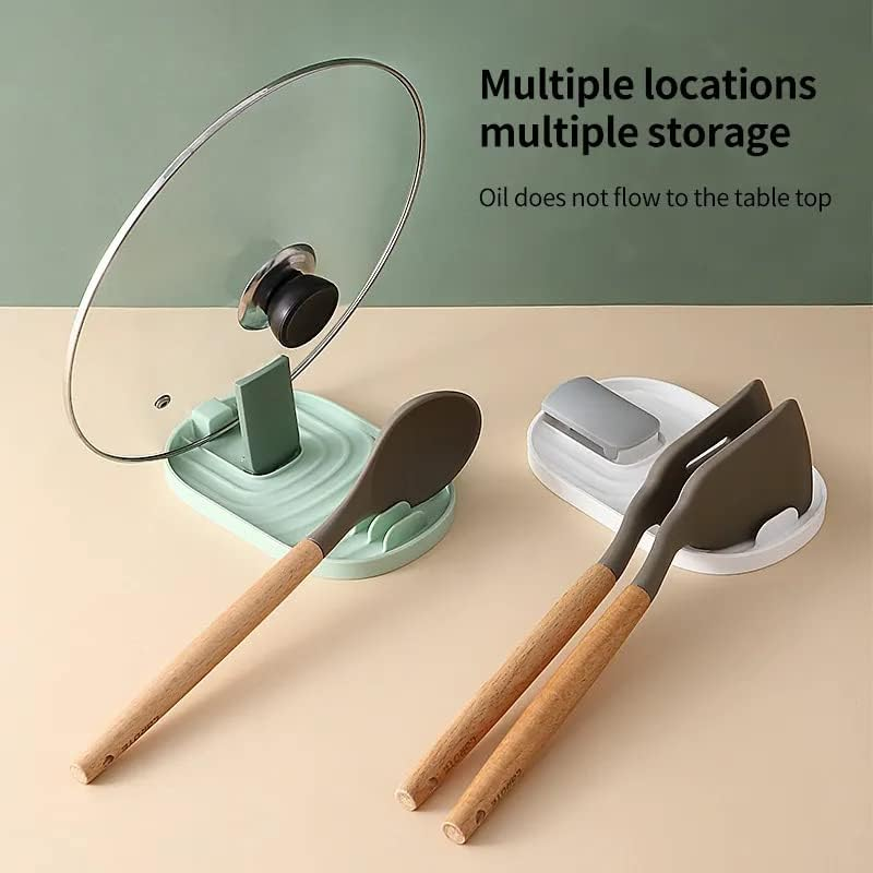Foldable Spoon Rest Pot Lid Holder Utensil Holder