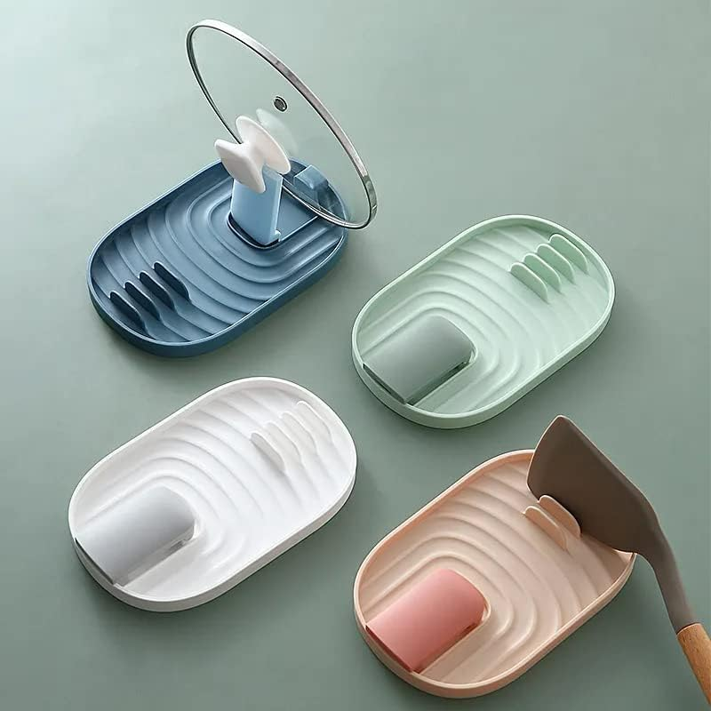 Foldable Spoon Rest Pot Lid Holder Utensil Holder