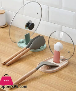 Foldable Spoon Rest Pot Lid Holder Utensil Holder