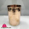 Hand Hammered Copper Tumblers - Copper Glass