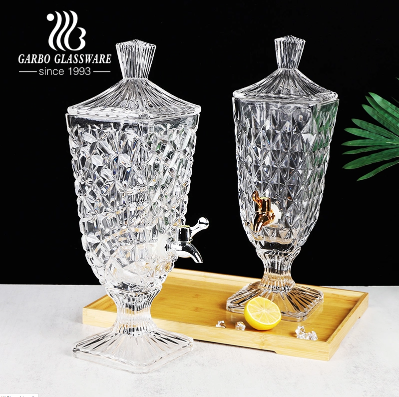 High Quality Juice Drinking Dispenser Square For Hotel And Home Using With Tap Juice Beverage Glassware 3 Liter 4 High Quality Juice Drinking Dispenser Square For Hotel And Home Using With Tap Juice Beverage Glassware 3 Liter