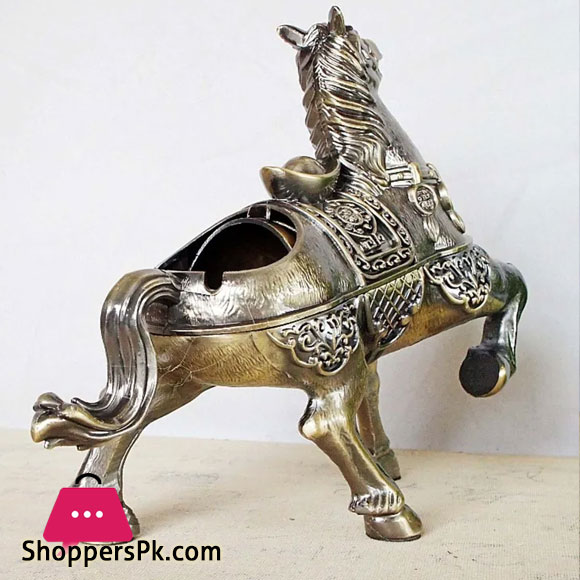 Horse Ashtray Vintage Style Cigarette Ashtray Home Decoration Crafts - Image 5