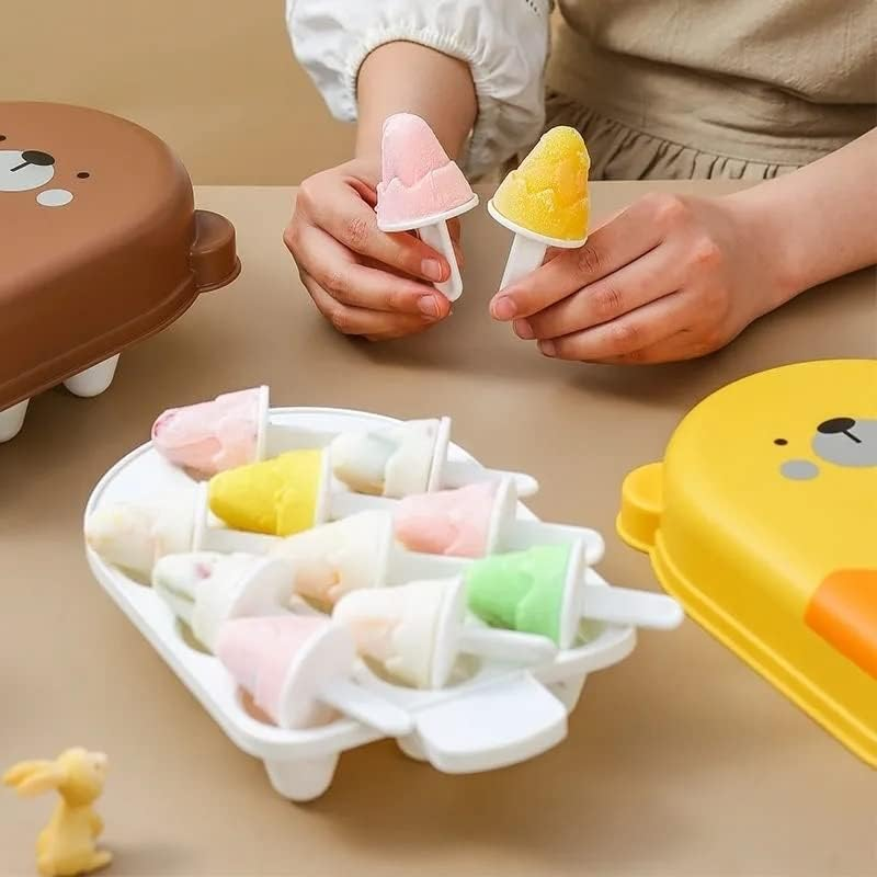 Ice Cream Moulds, With Lid, Ice Moulds, Reusable Ice Moulds, Ice Moulds With Plastic Sticks, Ice Cream On A Stick, Homemade Styling For A Unique Summer
