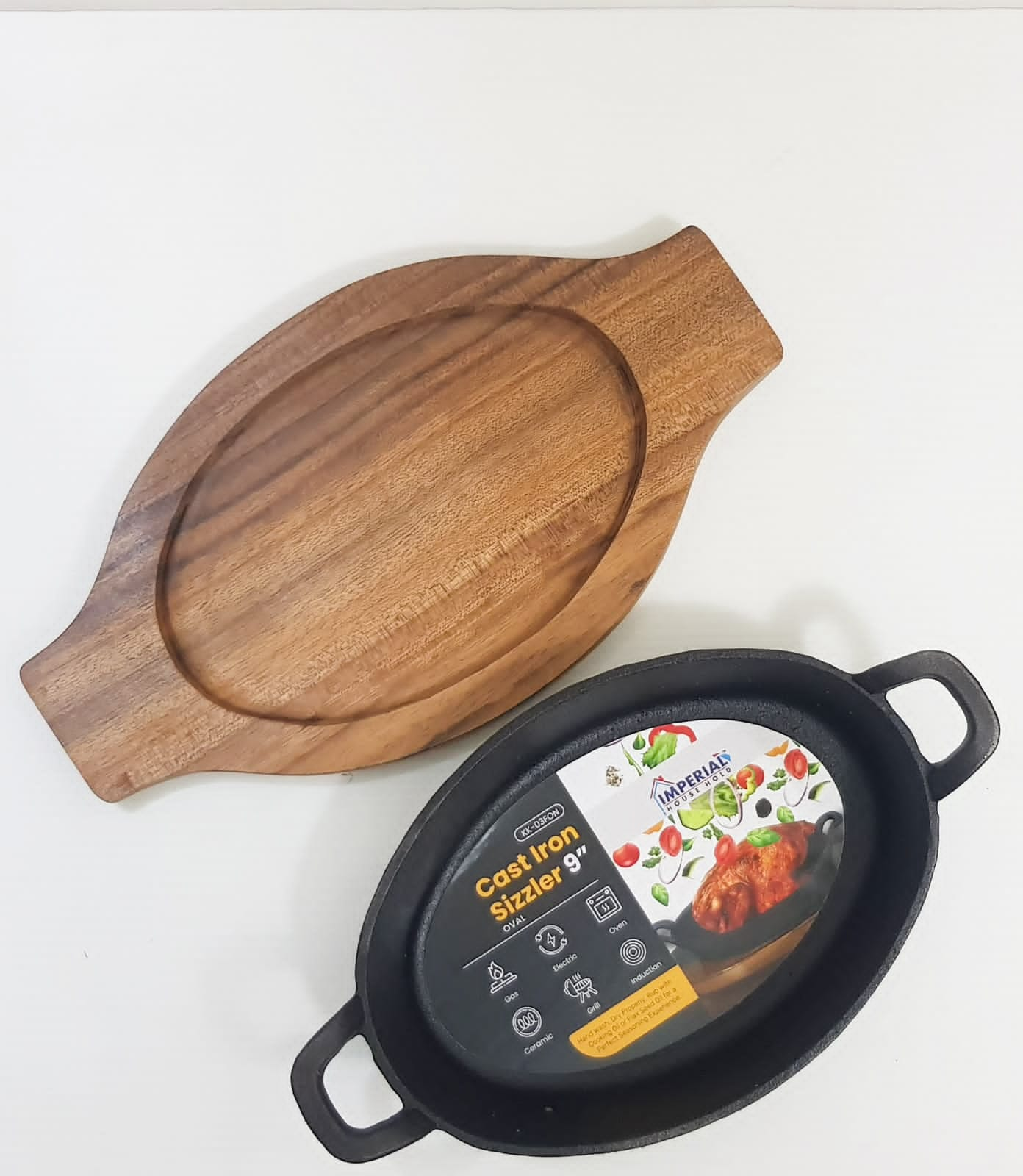 Imperial Cast Iron Sizzler 9 Inch 4 Imperial Cast Iron Sizzler 9 Inch