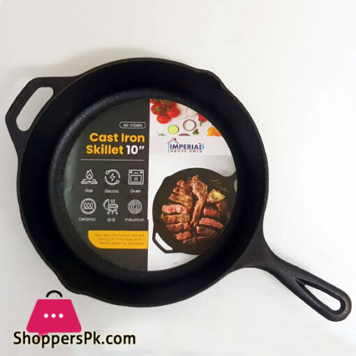 Imperial Cast Iron Skillet Pan 10 Inch