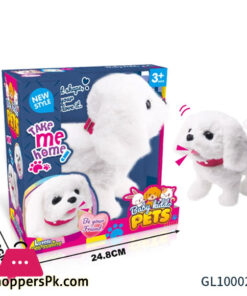 Kids Animal Electric Stuffed Walk Pet Dog with Sound Pretend Play Educational Gift Toy