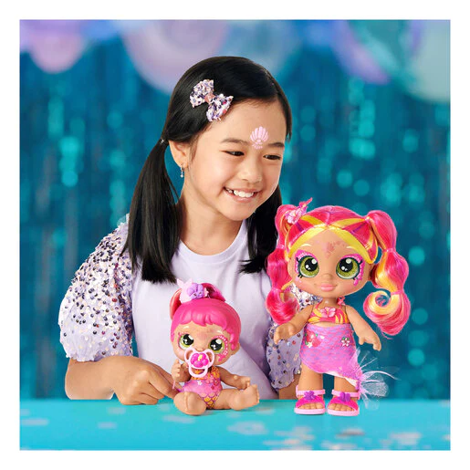 Kindi Kids Dress Up Magic Tropicarla Mermaid Toddler Doll
