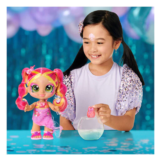 Kindi Kids Dress Up Magic Tropicarla Mermaid Toddler Doll