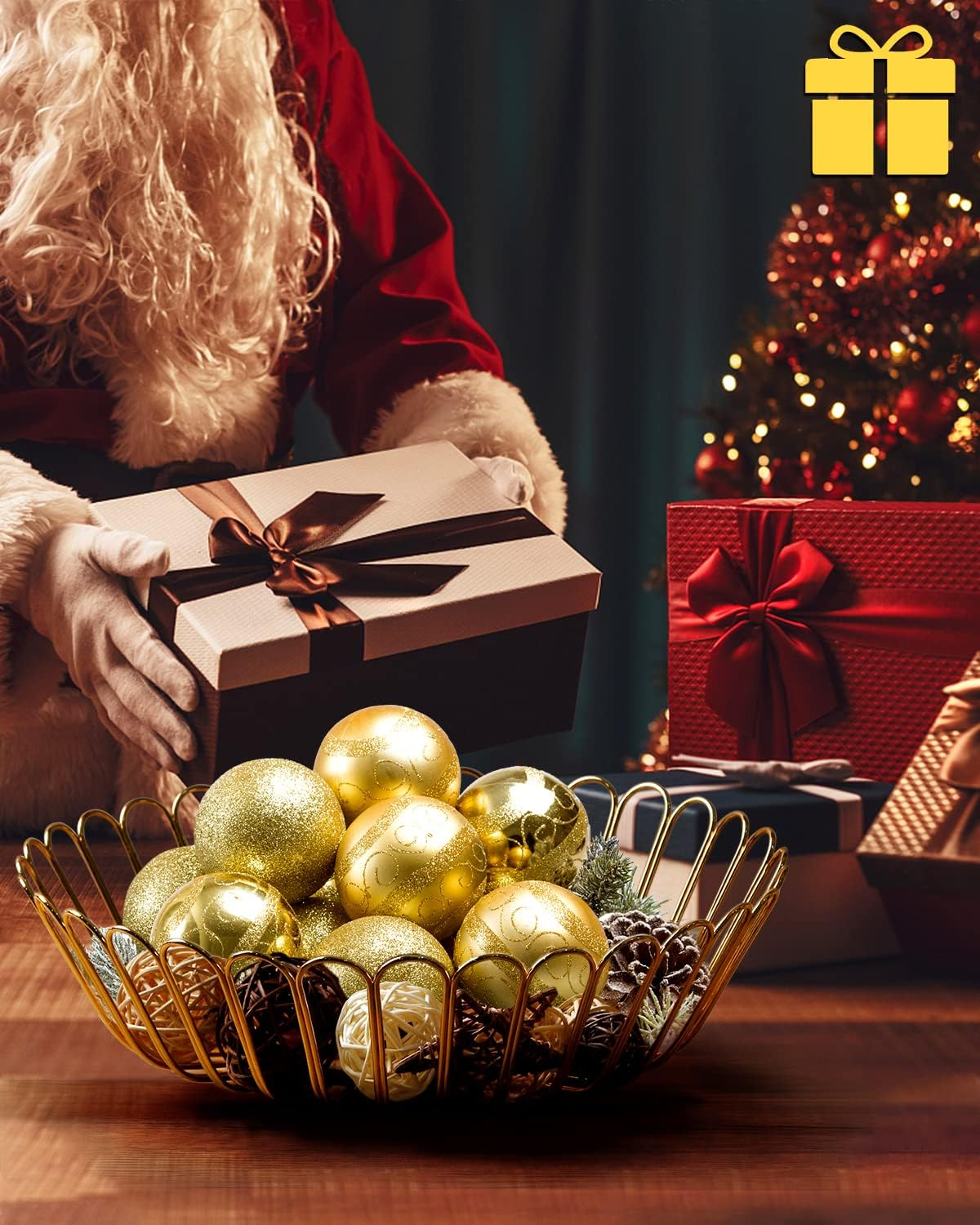 Large Fruit Basket With Wooden Base 6 Large Fruit Basket With Wooden Base