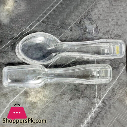 Limon Acrylic Spoon Fork Box 1 Pair Iran Made