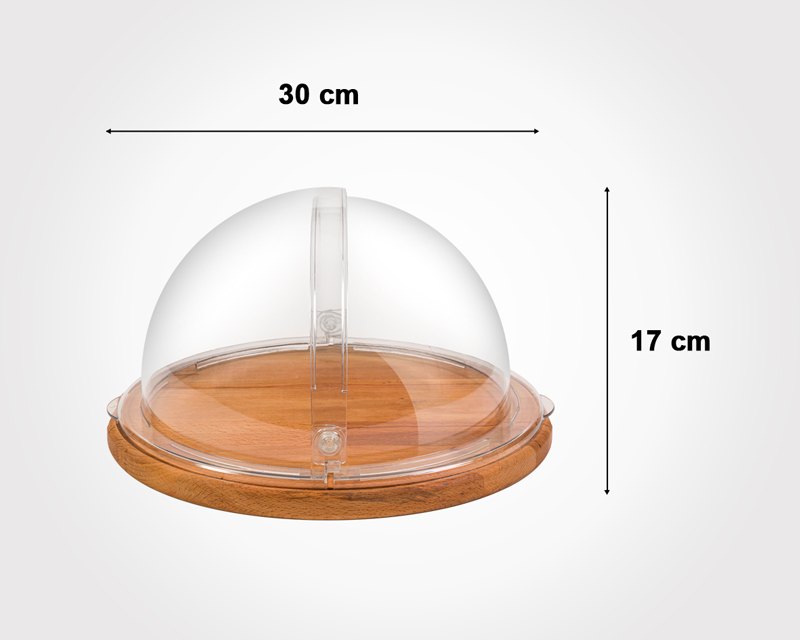 Limon Wooden Floor Cake Dish Iran Made