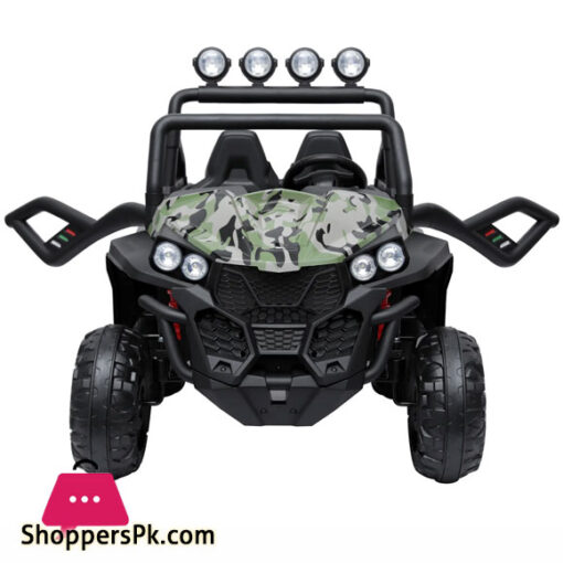 Monster Camouflage Green Ride on Car 12 V big bettery, 4MD, two seats big kids electric ride on UTV, 2.4G R/C