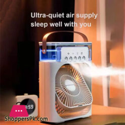 New USB Water Mist Funny Humidification Fan Home Outdoor Water Mist Spray Steam Sprayer Cooling Air Conditioner Humidifier Electric Fan