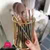 Nordic Iron Cylindrical Cosmetics Makeup Brushes Storage Box Case Storage Lipstick Brush Pen Holder Organizer Makeup Pen Storage