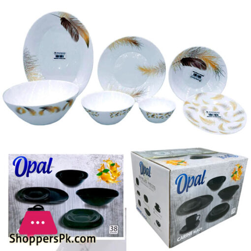Opal 1 More Dinner Set of 30 Pcs – D-White-o-30