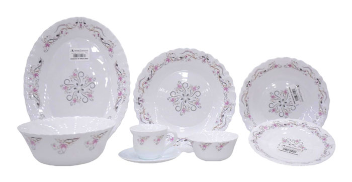 Opal 1 More Dinner Set Of 38 Pcs D.136 4 Opal 1 More Dinner Set Of 38 Pcs D.136