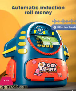 Piggy Bank Aerospace Schoolbag Money Box Toys for Kids Creative Electronic Coin Boxes Cash Safe Saving Birthday Party Child Gift