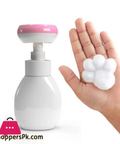 Premium Soap Dispenser 300ml Flower Liquid Soap Dispenser Floral Foam Soap Bottle Pump Plastic Pressing Type Soap Dispenser, For Bathroom Kitchen Home Hotel Bathroom Soap Dispenser