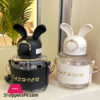 Rabbit Plastic Cup Female Internet Celebrity High Beauty Creative Gifts Adult, Student Portable Cup Accompanying Water Bottle