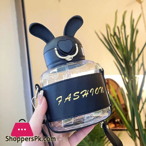 Rabbit Plastic Cup Female Internet Celebrity High Beauty Creative Gifts Adult, Student Portable Cup Accompanying Water Bottle