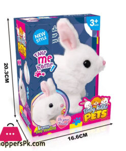 Realistic Anime Puppy Toy Pet Soft Wagging Barking Electric Walking Stuffed Baby Rabbit Plush Toy For Kids
