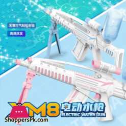 Rechargeable Automatic Continuous Electric Xm8 Water Gun High-Pressure Powerful Shot Zizi Bared Water Spray Gun Children'S Toys