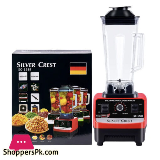 Silver Crest SC-1589 Single Commercial Blinder - Only Jug & Machine Includes in This Package , Silver Crest Heavy Duty juicer blinder