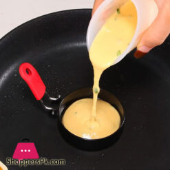 Stainless Steel Fried Egg Mold With Silicone Handle 1-Pcs