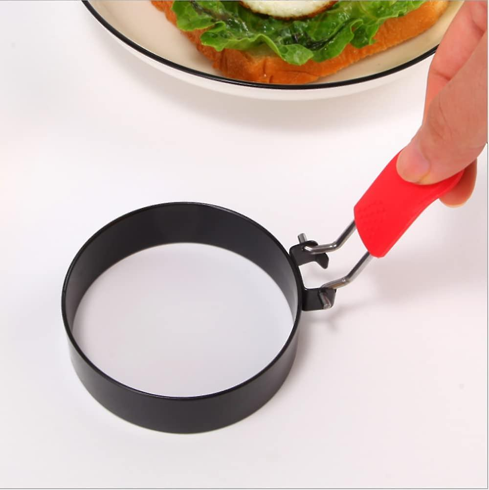 Stainless Steel Fried Egg Mold With Silicone Handle 1-Pcs