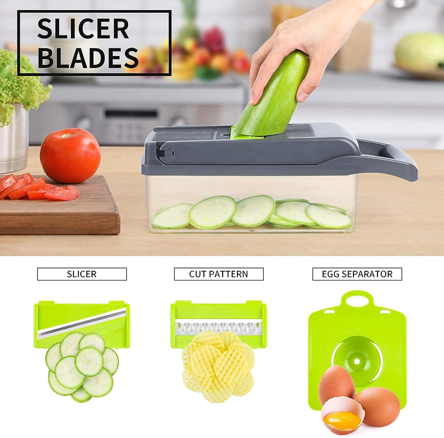 Veggie Slicer 14Pcs Set 5 Veggie Slicer 14Pcs Set