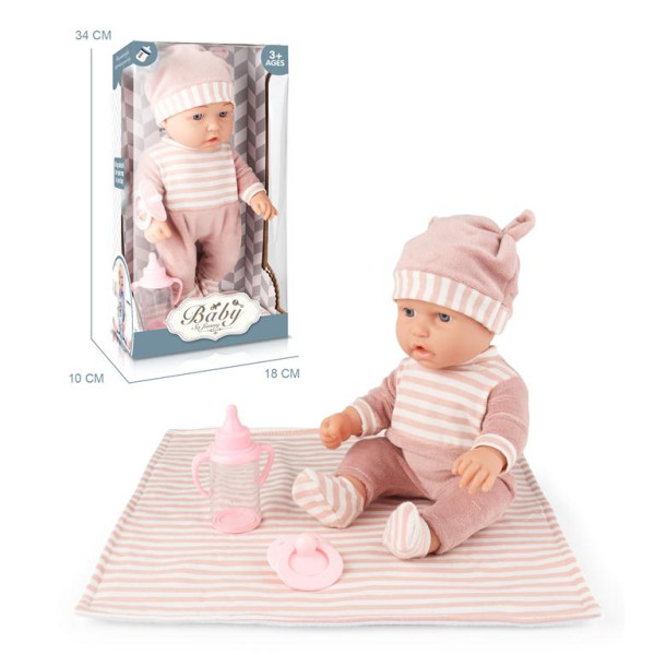 Vinyl Baby Toy Soft Plastic Girls Doll And Equipment A Baby With Accessories