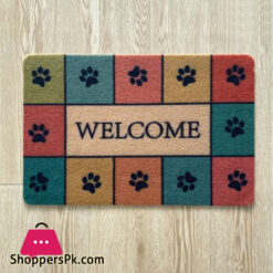 Welcome Mat Imitation Coconut Carpet Entrance Door Mats 50 x 80 CM